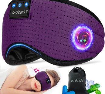 LCdolida Máscara de dormir con Bluetooth